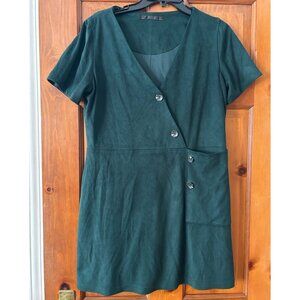 Trafaluc by ZARA Dark Green Dress
